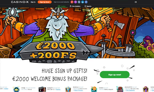 Casino X Screenshot